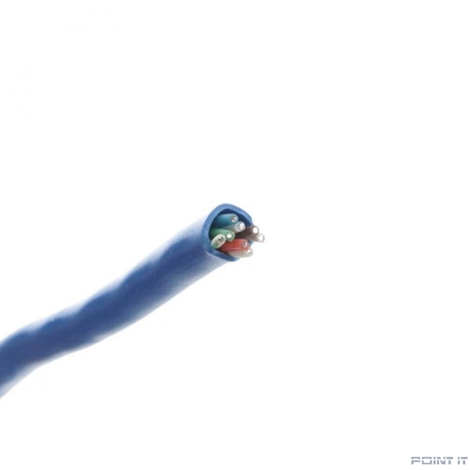 5bites Кабель US5505-305A-BL витая пара UTP / SOLID / 5E / 24AWG / CCA / PVC / BLUE / 305M