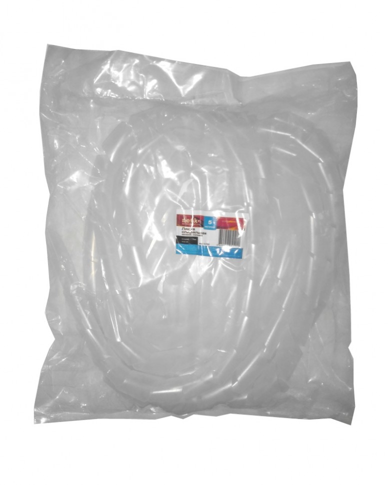 Лента спиральная монтажная пластиковая d19мм (бандаж для кабеля), 5м, NETKO Optima