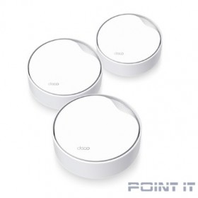 TP-Link Deco X50-PoE(3-pack) AX3000 Mesh-система Wi-Fi 6 с поддержкой PoE