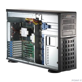 Серверная платформа/ SuperServer SYS-741P-TRT (X13DEI-T, CSE-745BTS-R1K23BP) (2 x LGA-4677, 16xDDR5 Up to 4TB, 8x3.5" SATA3/SAS/4*NVME, Optional DVD-ROM drive, 2 M.2 NVMe, 4 PCIe 5.0 x16 fh, 2 PCIe 5.