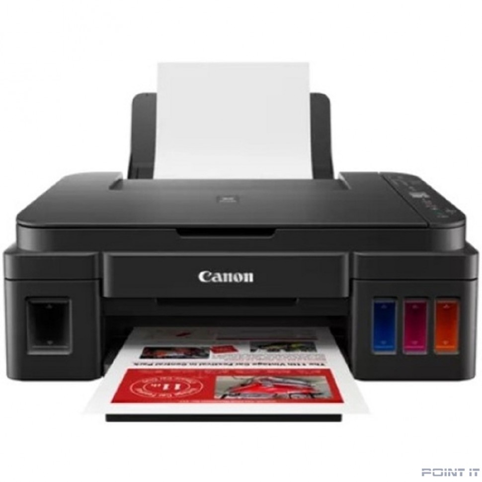 МФУ струйный Canon PIXMA G3416 (A4, принтер/копир/сканер, 4800х1200dpi, до 8.8чб/5цв.ppm, СНПЧ, WiFI, USB) (2315C052)