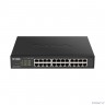 D-Link DGS-1100-24PV2/A3A Настраиваемый L2 коммутатор c 24 портами 10/100/1000Base-T (12 портов РоЕ 802.3af/at, PoE-бюджет 100 Вт)