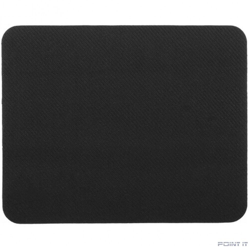 Коврик для мыши Gembird MP-BLACK-S, чёрный, размеры 220*180*2мм, ткань+резина, черный