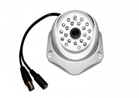 SL-115-600 Камера, CCD 1/3&quot;, 600ТВЛ, купольная, ИК подсветка 10м, DC12V РАСПРОДАЖА