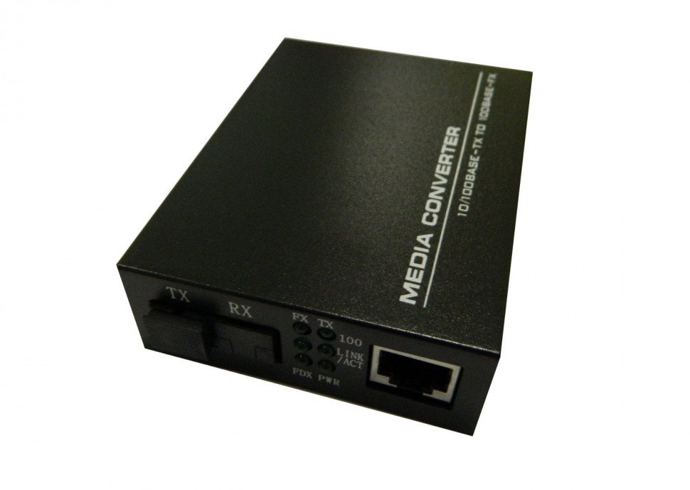 WDM медиаконвертер 10/100Base-TX/100Base-FX, одноволоконный, SM, SC, 1310nm, 20км, "K"