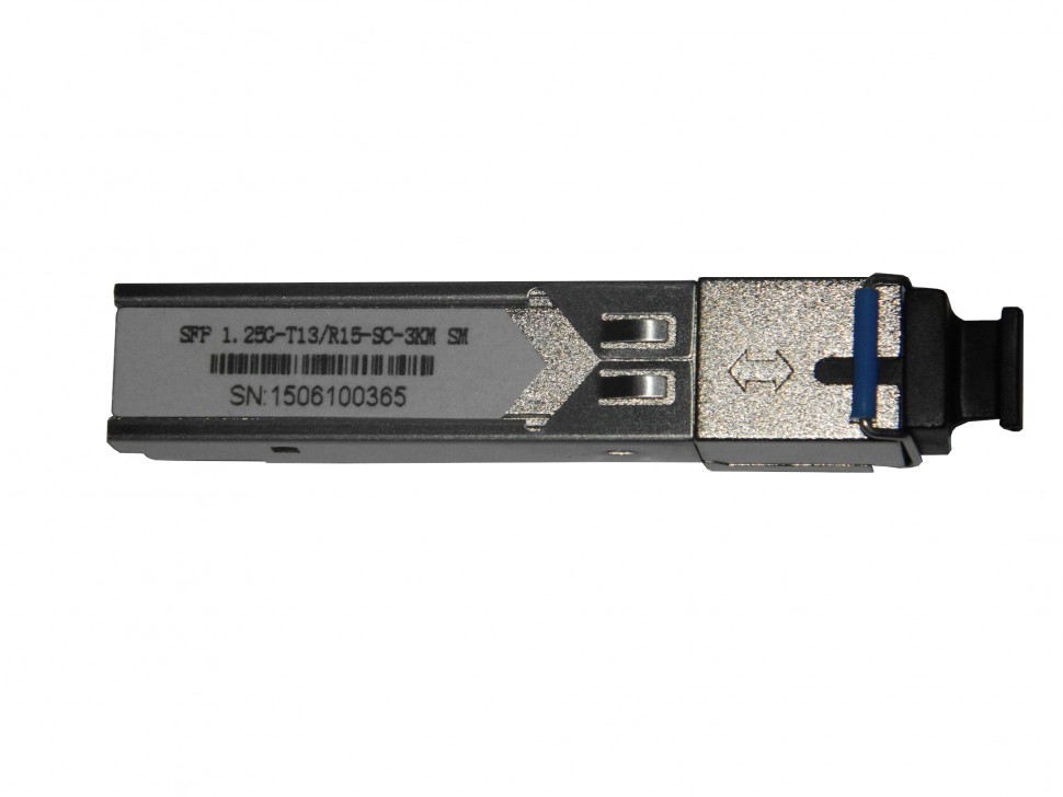 Приемо-передающий оптический SFP модуль, SM, SC, 3км, 1310nm, 1Gbit "K"