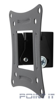 REXANT Кронштейн для телевизора 10"- 27" дюймов наклонный серия HOME чёрный {10"-27" Максимальная нагрузка: 15 кг VESA: 75х75, 100х100 мм}