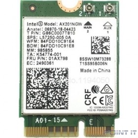 Intel® AX201.NGWG.NVW Wi-Fi 6 AX201, 2230, 2x2 AX+BT, No vPro®,999TD0