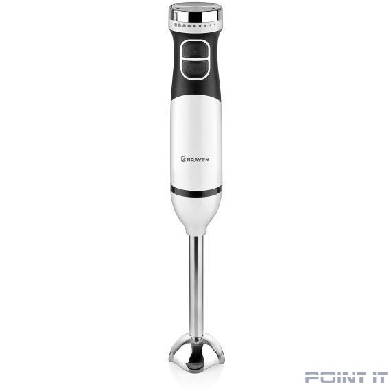 BRAYER 1242BR Блендер погружной, 800 Вт, белый