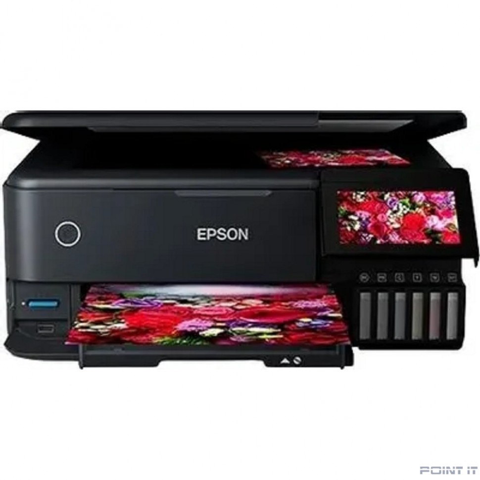 МФУ струйный Epson EcoTank L8160 цветная печать, A4, с СНПЧ, цвет черный [c11cj20503]