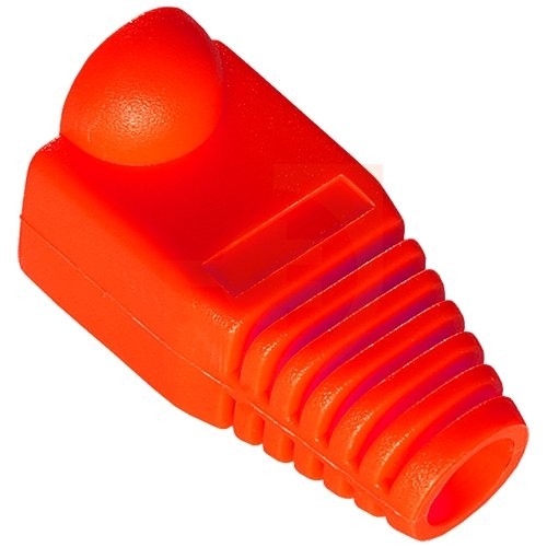 Изолирующий колпачок для RJ45 красный, D-6 мм, 100шт. Netko