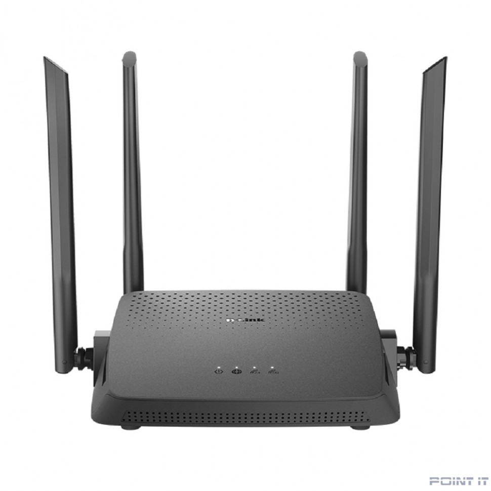D-Link DIR-825/RU/R7A Беспроводной двухдиапазонный гигабитный маршрутизатор AC1200 Wave 2 с поддержкой MU-MIMO, EasyMesh, 3G/LTE и USB-портом