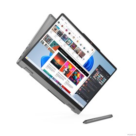 Ноутбук Lenovo IdeaPad 5 2-in-1 14IRH9 [83KX0041PS] (КЛАВ.РУС.ГРАВ.) Luna Grey 14" {WUXGA (1920x1200) OLED 400nits Touch i7-13620H/16Gb/512Gb SSD/DOS/+Pen}