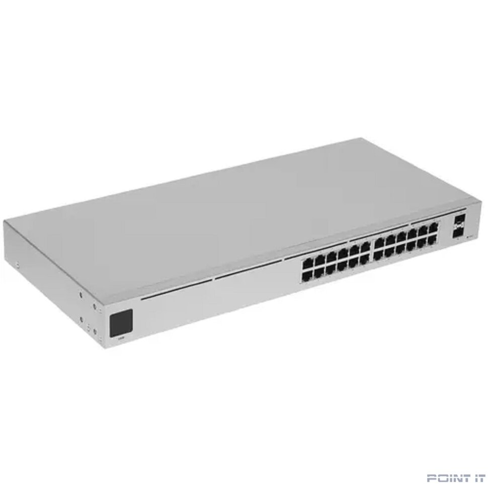 UBIQUITI USW-24 Коммутатор в стойку, 24х 1G RJ45, 2х SFP