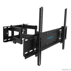 Kromax PIXIS-XL-2 черный 40"-90" макс.50кг настенный поворот и наклон