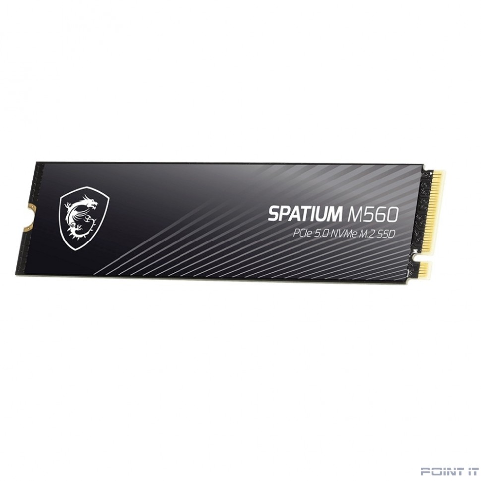 Твердотельный накопитель SSD MSI M.2 2280 1TB SPATIUM M560 Client SSD S78-440L0F0-P83, PCIe Gen5x4 with NVMe