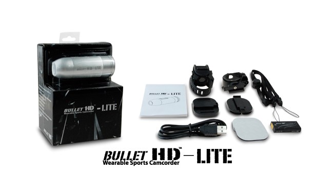Экшн камера (видеорегистратор) Bullet 720p 1280*720 25fps, microSD, разъем USB 5pin, серебряный EOL