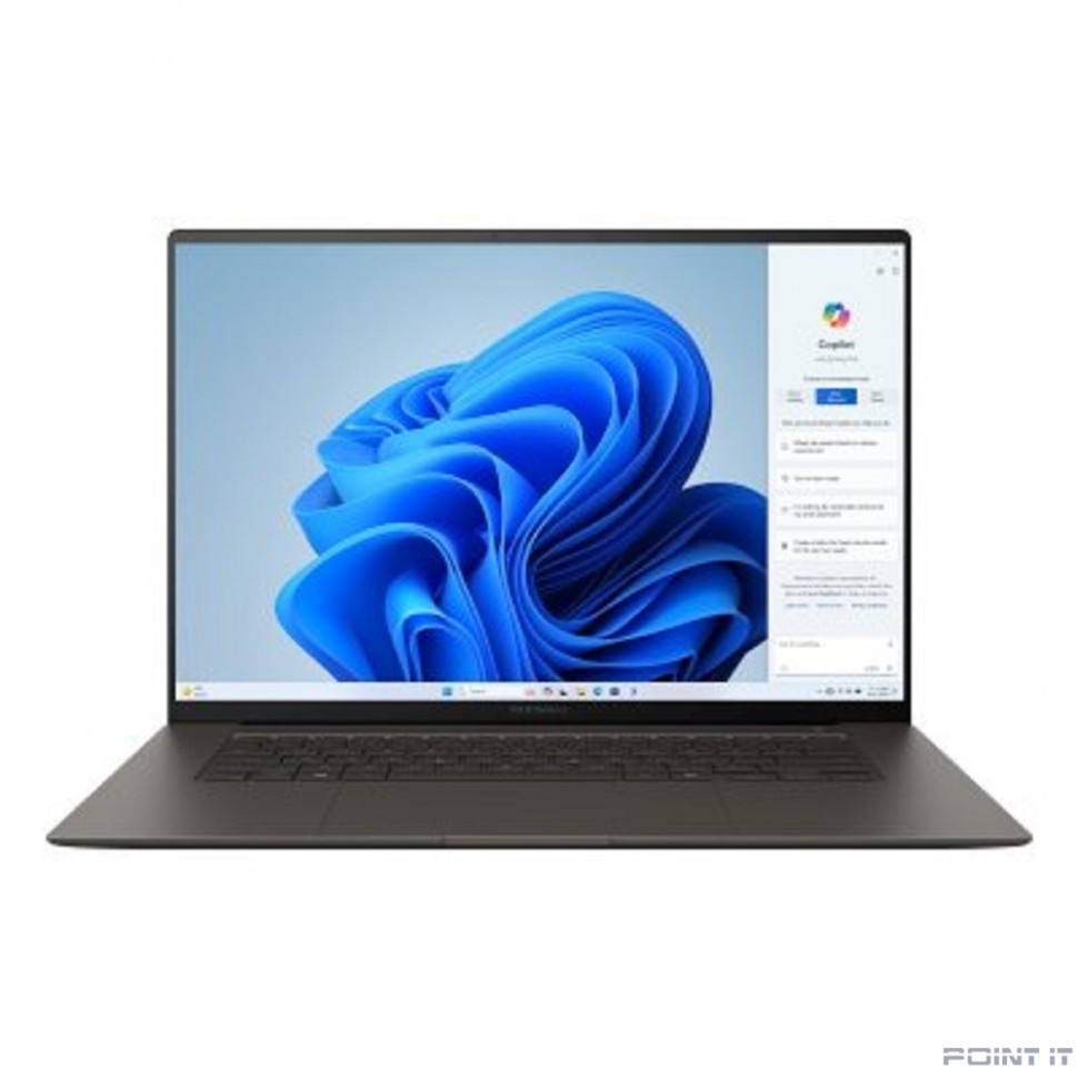 Ноутбук ASUS Zenbook S 16 UM5606WA-RK236W [90NB13M1-M00D50] Zumaia Gray 16" {OLED Ryzen AI 9 HX 370(2Ghz)/32768Mb/1024PCISSDGb/AMD Radeon 890M/Win11Home + алюм корп/+USB-RJ45