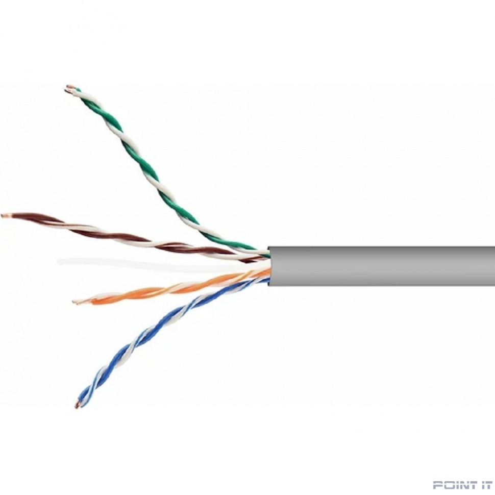 Cablexpert [UPC-5051E-SOL] Кабель UTP кат.5e, 4 пары, 0.51 mm (305 м pullbox), CCA однож.