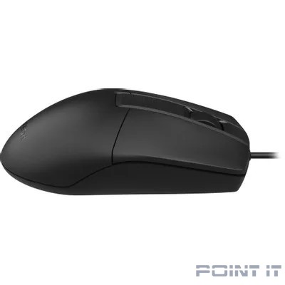 Мышь проводная A4Tech OP-335S black (USB, оптическая, 1200dpi, 3but, silent) (OP-335S)
