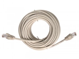 Патч-корд Technolink &quot;C&quot; UTP4 cat.5е, 10.0м, CCA, LSZH, серый, литой коннектор