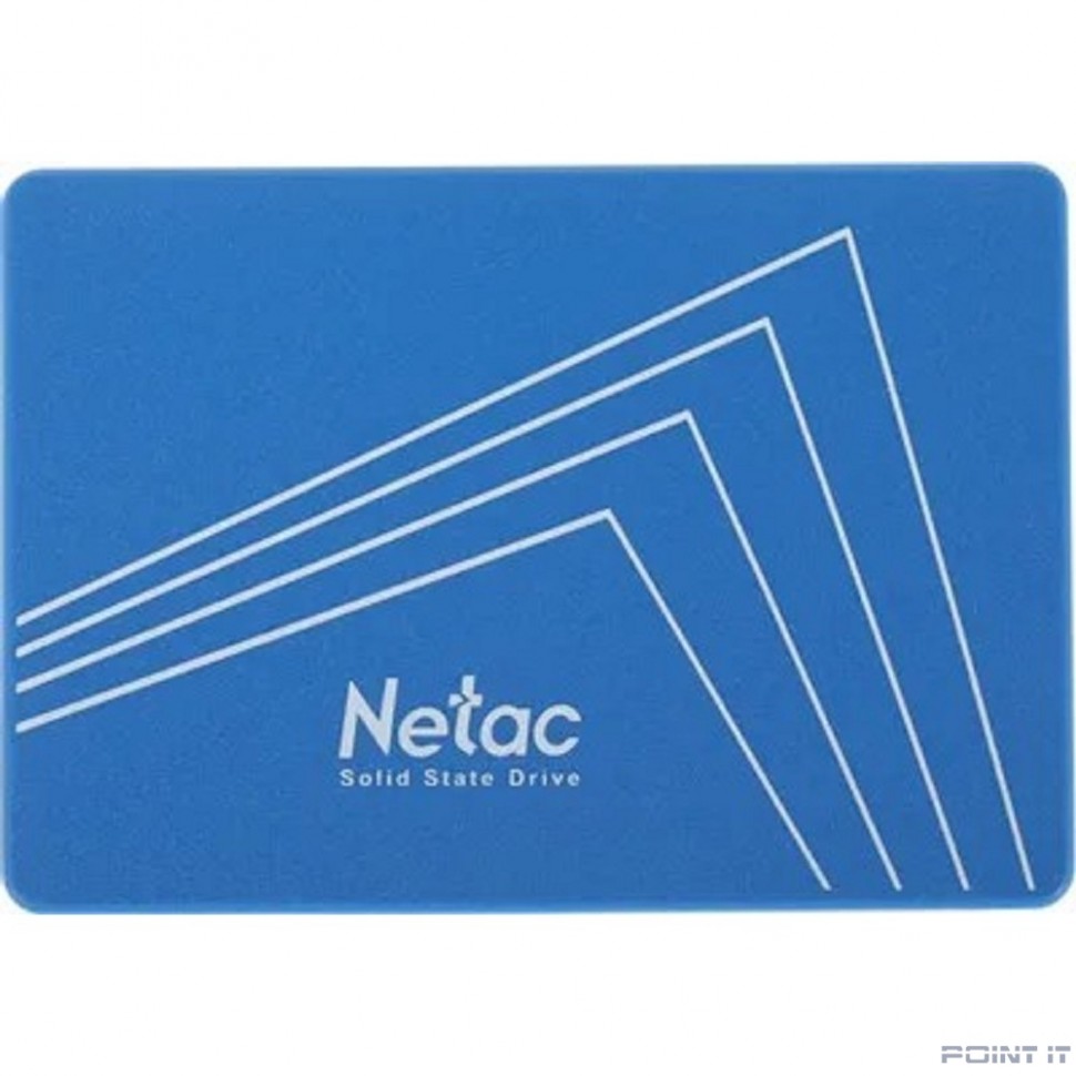 SSD 2.5" Netac 128Gb N600S Series <NT01N600S-128G-S3X> Retail (SATA3, up to 540/490MBs, 3D NAND, 140TBW, 7mm)