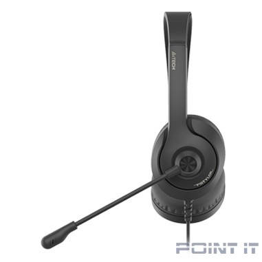 A4Tech Fstyler FH100i черный 1.8м накладные (FH100I (STONE BLACK))