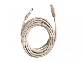 Патч-корд Technolink &quot;C&quot; UTP4 cat.5е, 5.0м, CCA, LSZH, серый, литой коннектор