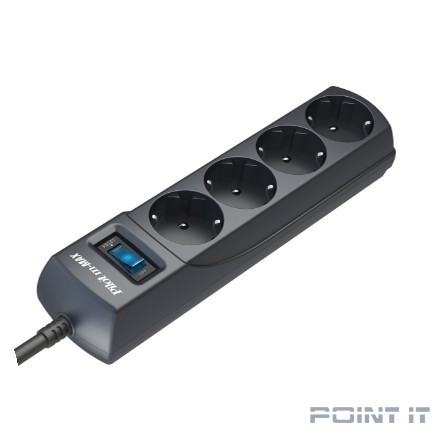 ZIS Сетевой фильтр m Max 5m {4 розетки, увеличенная мощность 3300 Вт}