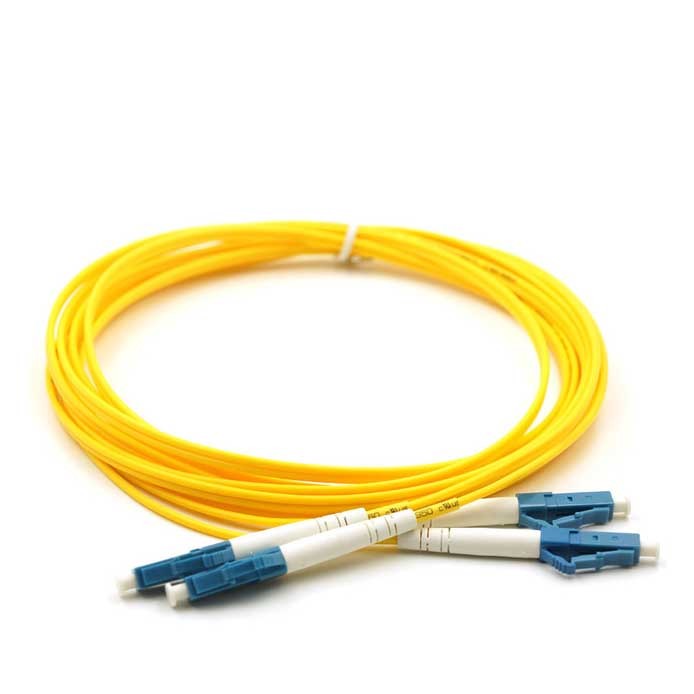 Патч-корд оптический соединительный LC-LC/UPC SM Duplex 3.0мм 9/125, 2м, LSZH