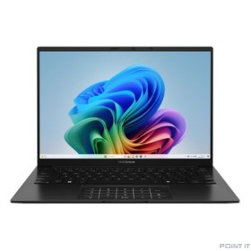 Ноутбук ASUS Zenbook 14 UM3406KA-PP181 [90NB14U1-M00AL0] Jade Black 14" {OLED  Ryzen AI 7  350(2Ghz)/32768Mb/1024PCISSDGb/noDVD/Int:AMD Radeon/DOS + чехол}
