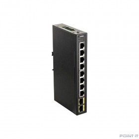 D-Link DIS-100G-10S/A2A Промышленный неуправляемый коммутатор с 8 портами 10/100/1000Base-T и 2 портами 1000Base-X SFP