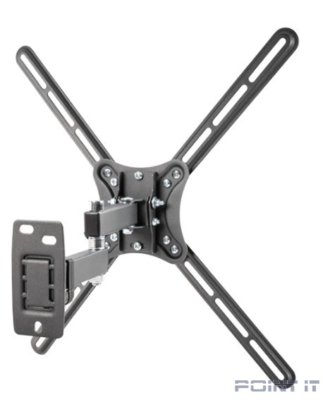 Kromax CORBEL-7 черный 22"-65" макс.30кг настенный поворот и наклон